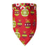 Christmas Tree Pet Scarf Soft Pets Bibs